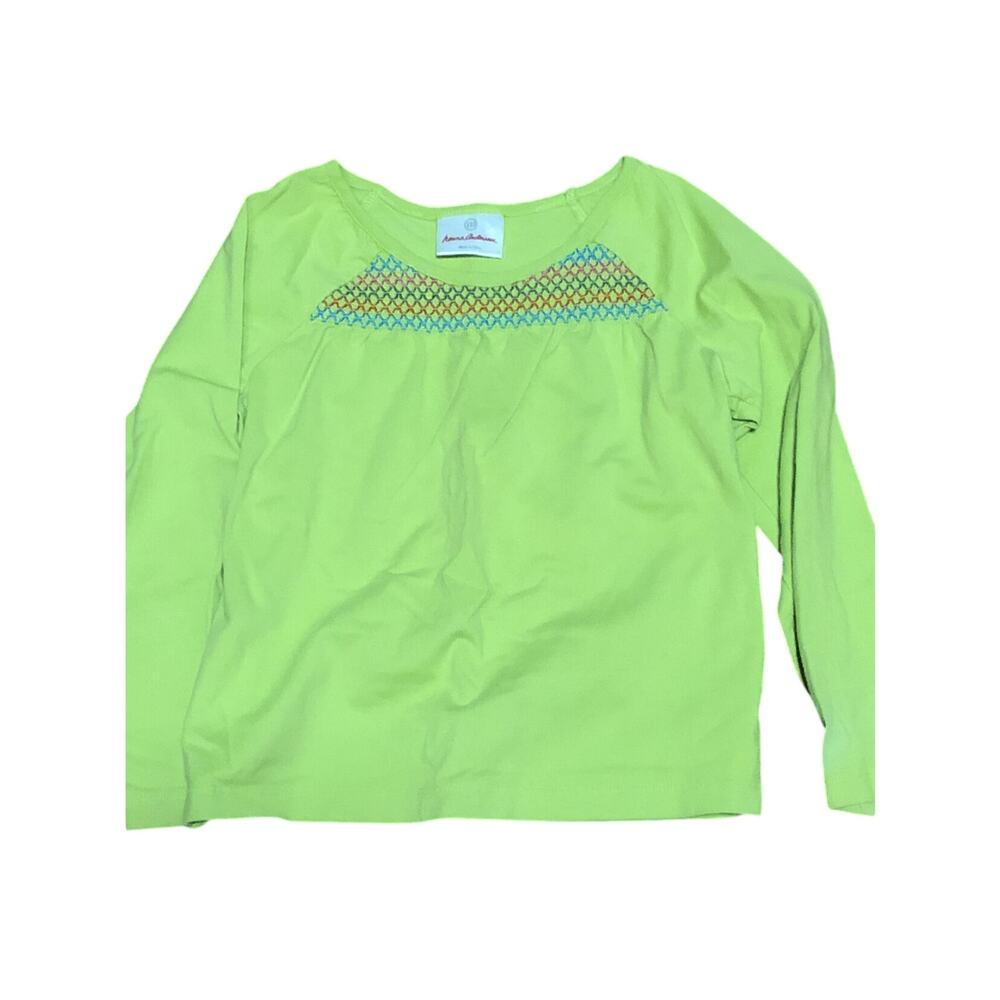 Hanna Andersson Green Shirt 110